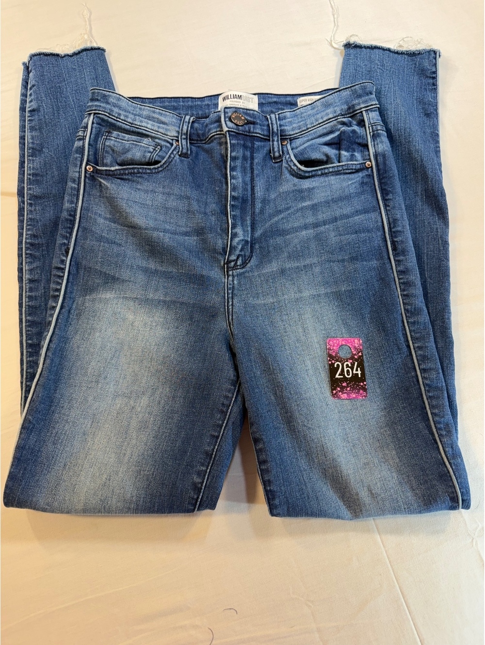 William Rast Super High Waist Skinny Jeans Size 28